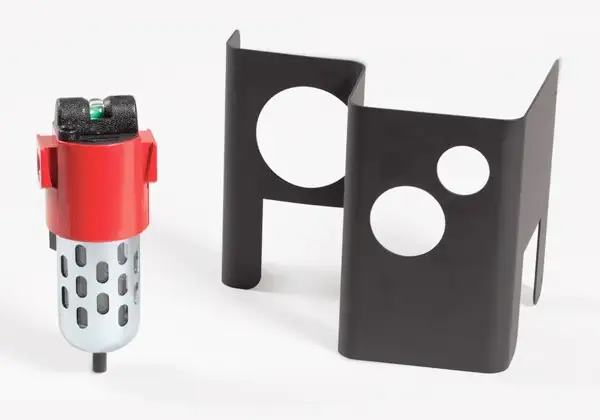 Air filtration kit with guard