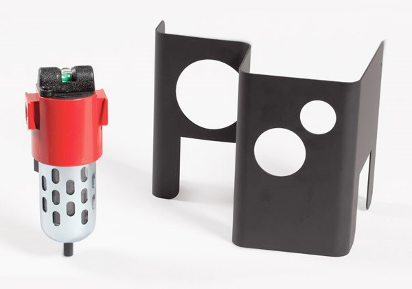 Air filtration kit with guard